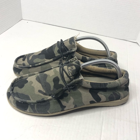 Hey Dude HEYDUDE Wally Camouflage Heren Instappers Greyscale Desert Camo 995338 2